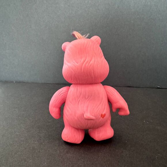 Care Bear LOVE-A-LOT Posable Figure Toy Vintage 1983 by Kenner Pink Hearts - Picture 2 of 4